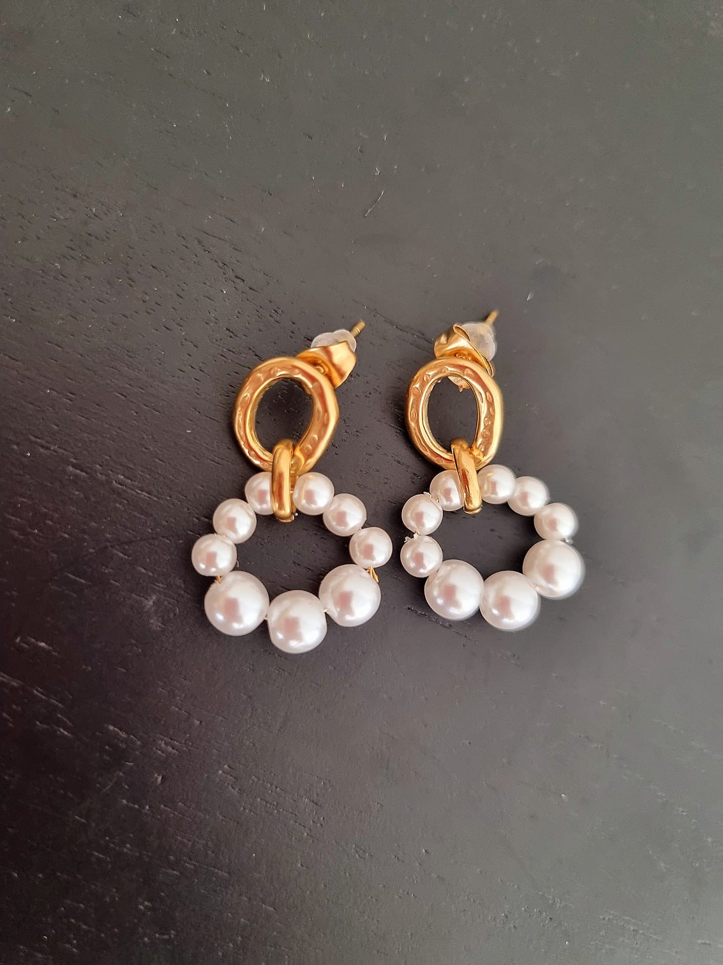 Brincos Gold & Pearl